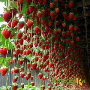 Клубника ампельная Анастасия купить по цене от 370р. в интернет-магазине «Посадика» с доставкой почтой в в Екатеринбурге и по всей России – [изображение №1].