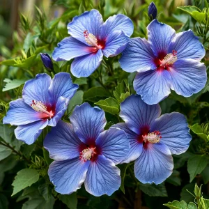 Гибискус садовый Блуминг Квин купить по цене от 259р. в интернет-магазине «Посадика» с доставкой почтой в в Екатеринбурге и по всей России – [изображение №1].