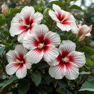 Гибискус Рэд Элеганс купить по цене от 380р. в интернет-магазине «Посадика» с доставкой почтой в в Екатеринбурге и по всей России – [изображение №1].