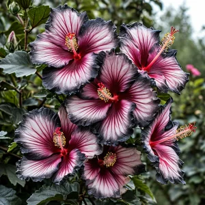 Гибискус садовый Самер Бридж купить по цене от 306р. в интернет-магазине «Посадика» с доставкой почтой в в Екатеринбурге и по всей России – [изображение №1].