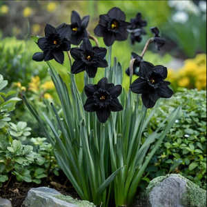 Нарцисс Тень Королевы купить по цене от 500р. в интернет-магазине «Посадика» с доставкой почтой в в Екатеринбурге и по всей России – [изображение №1].